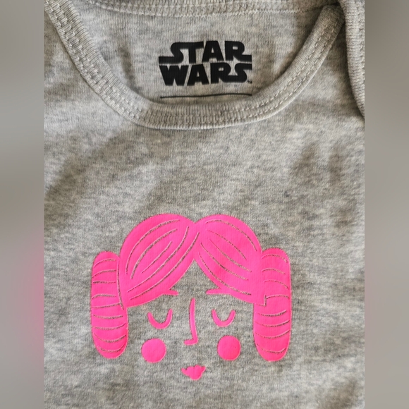 Star Wars Princess Tiny Rebel Onesie 5 Pack 24 M - Picture 11 of 12